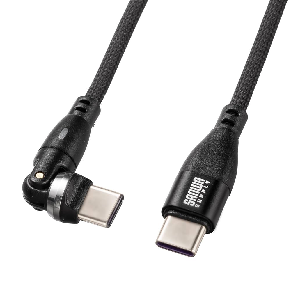 Amazon.co.jp: サンワサプライ USB2.0 Type-Cコネクタ540°回転